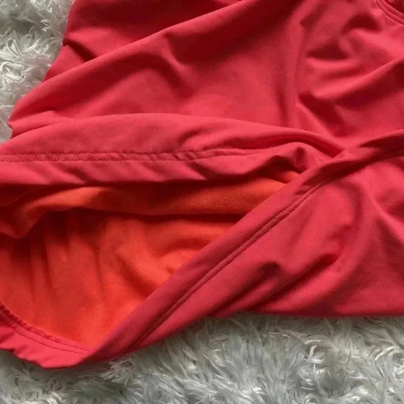 Athleta Halter Swimming Tank Top Orange Size S - Picture 11 of 12